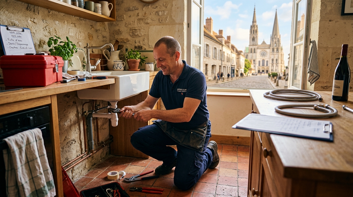 Trouver un plombier à Chartres et en Eure-et-Loir : conseils pratiques pour un dépannage serein