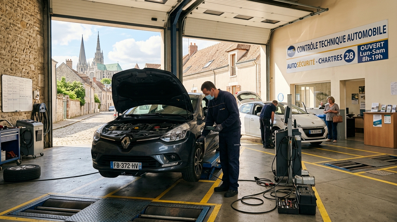 Contrôle technique en Chartres et Eure-et-Loir: le guide pratique pour rouler en toute sérénité
