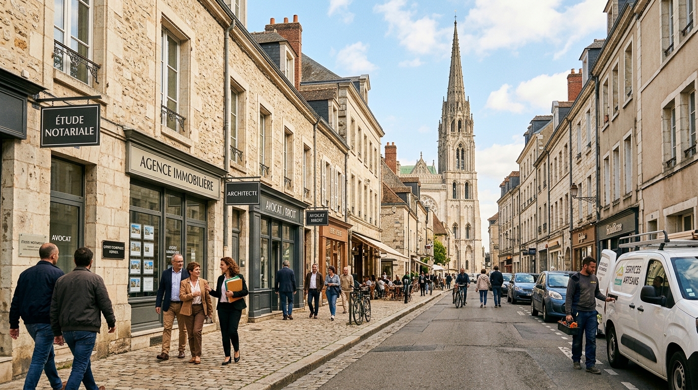 Chartres pro et proximité : le guide comparatif PROXIreduc-28 pour les Professionnels & Entreprises