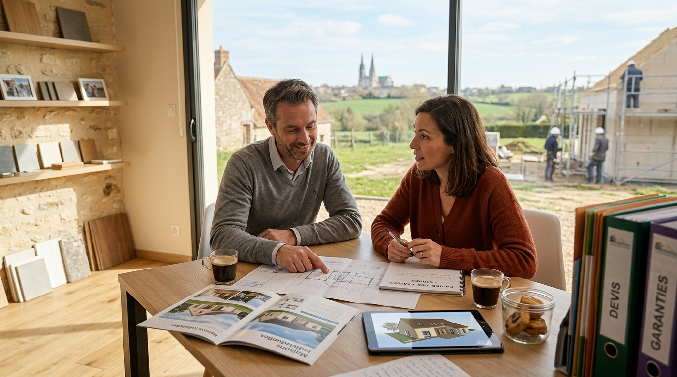 Les étapes concrètes pour avancer sans stress
1) Définissez votre cahier des charges: surface, nombre de pièces, exigences en matière d’isolation et de performances énergétiques, choix d’un constructeur maison individuelle sur mesure Eure-et-Loir. 2) Obtenez plusieurs devis « clé en main Chartres » et vérifiez ce qu’ils comprennent (plans, permis, terrassement, raccordements, contrôle qualité). 3) Vérifiez les assurances et les garanties: décennale, parfait achèvement, et les délais de livraison. 4) Planifiez les visites de chantiers ou de maisons témoins, afin d’évaluer la réalité du chantier et le sens du dialogue avec le constructeur. Pensez aussi à la possibilité d’un interlocuteur unique pour les différents corps de métier et à la coordination sur site.