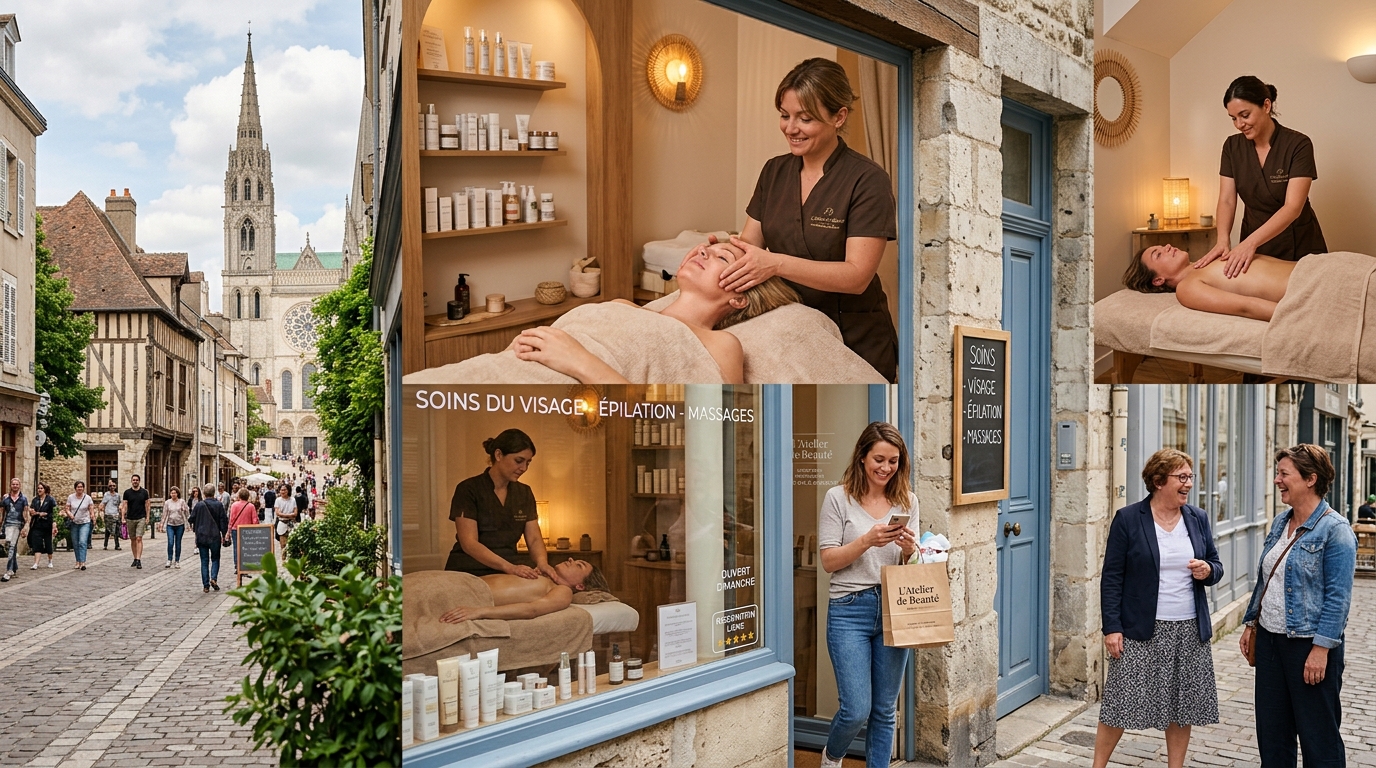 Chartres et agglomération: guide pratique pour soins du visage, épilation et massages