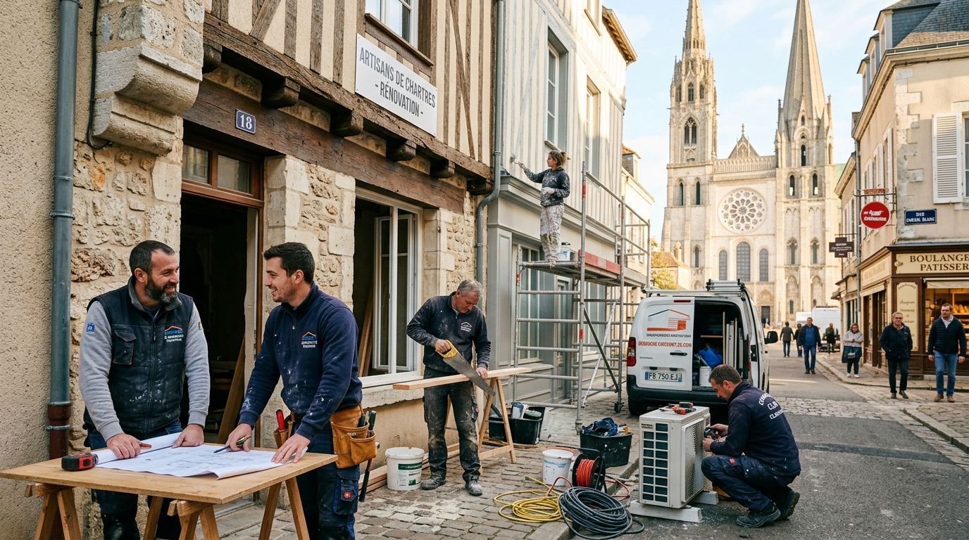 Chartres en action : guide pratique pour trouver vos artisans & services locaux