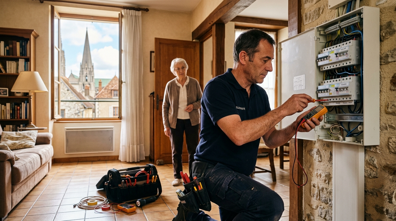 Dépannage électrique Chartres 28 : dépannage et réparations courantes